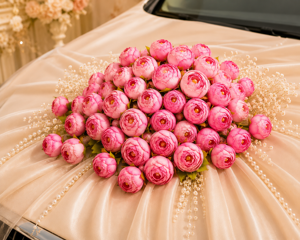 Artificial Baby Pink Peony Flower