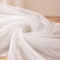 5 Meter Net White Dotted Cloth for decoration