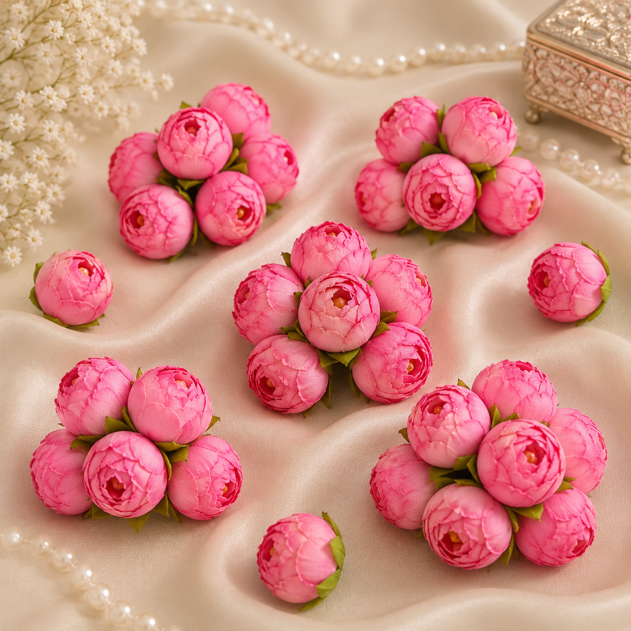 Artificial Baby Pink Peony Flower
