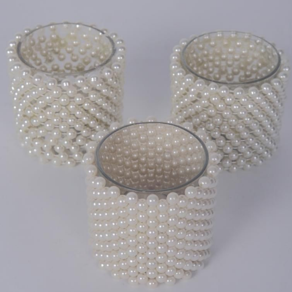 6mm Moti Pearl Beaded Chain – 5 Meter Roll