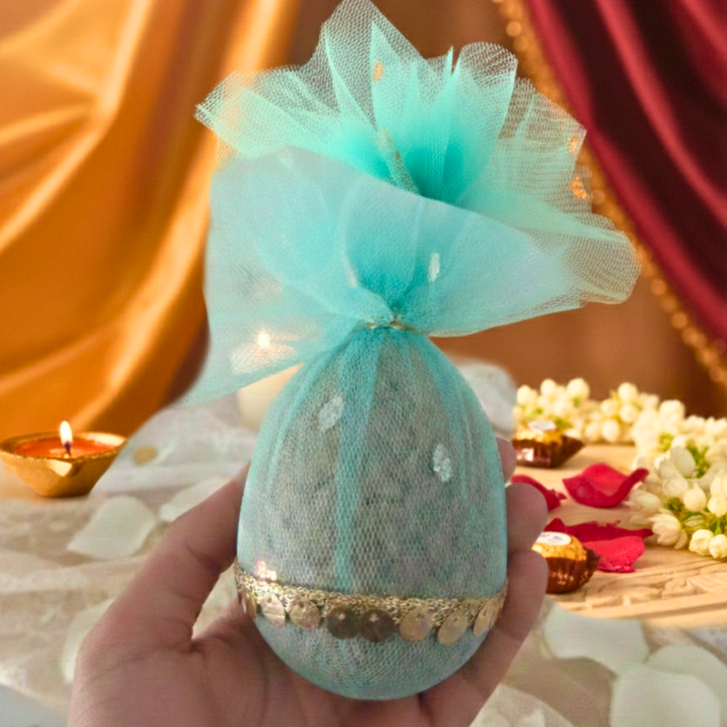 Lotus Decorative Nariyal for Pooja, Wedding & Kalash Decoration