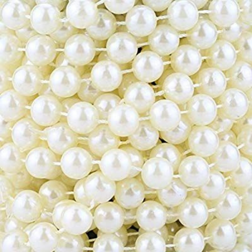 8mm Moti Pearl Beaded Chain – 5 Meter Roll