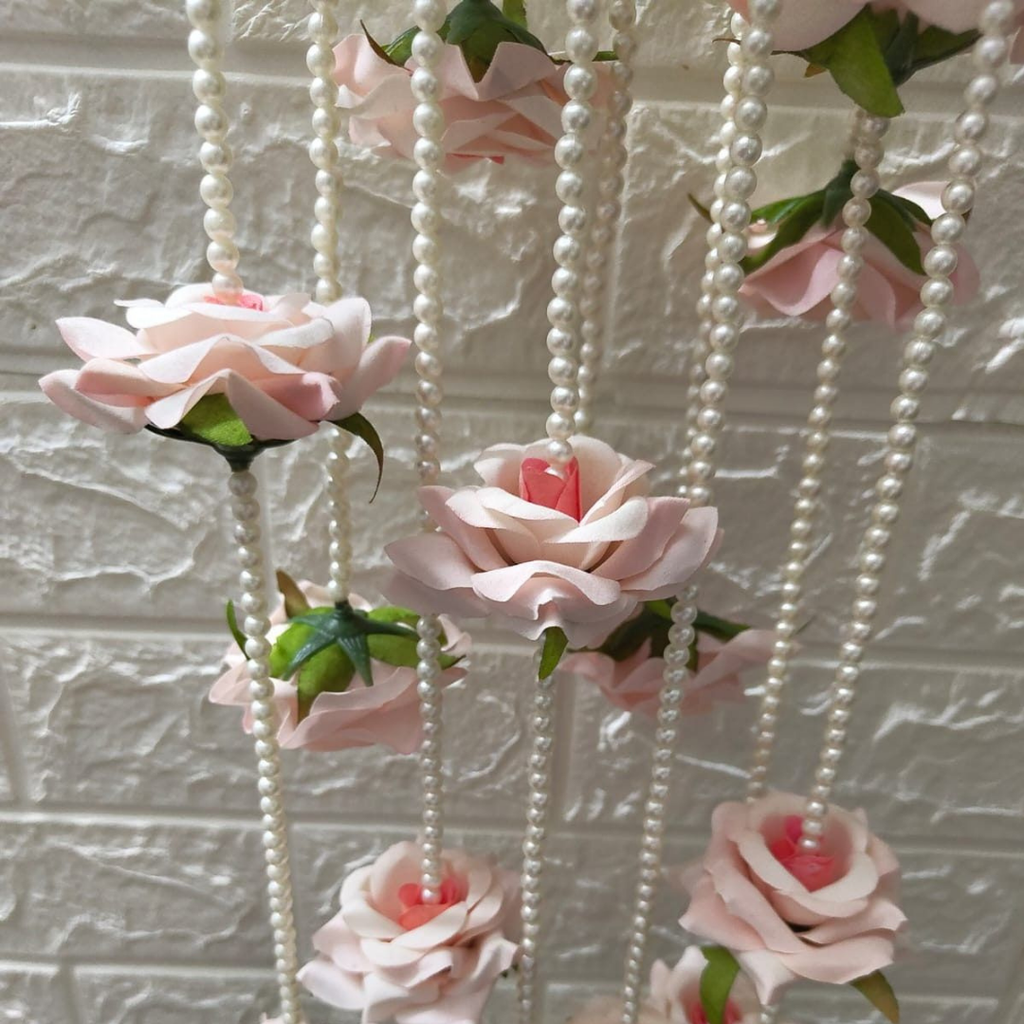 8mm Moti Pearl Beaded Chain – 5 Meter Roll