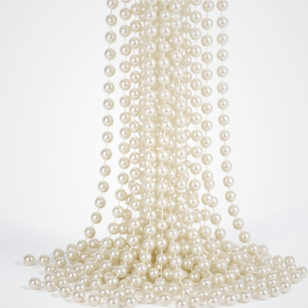 8mm Moti Pearl Beaded Chain – 5 Meter Roll