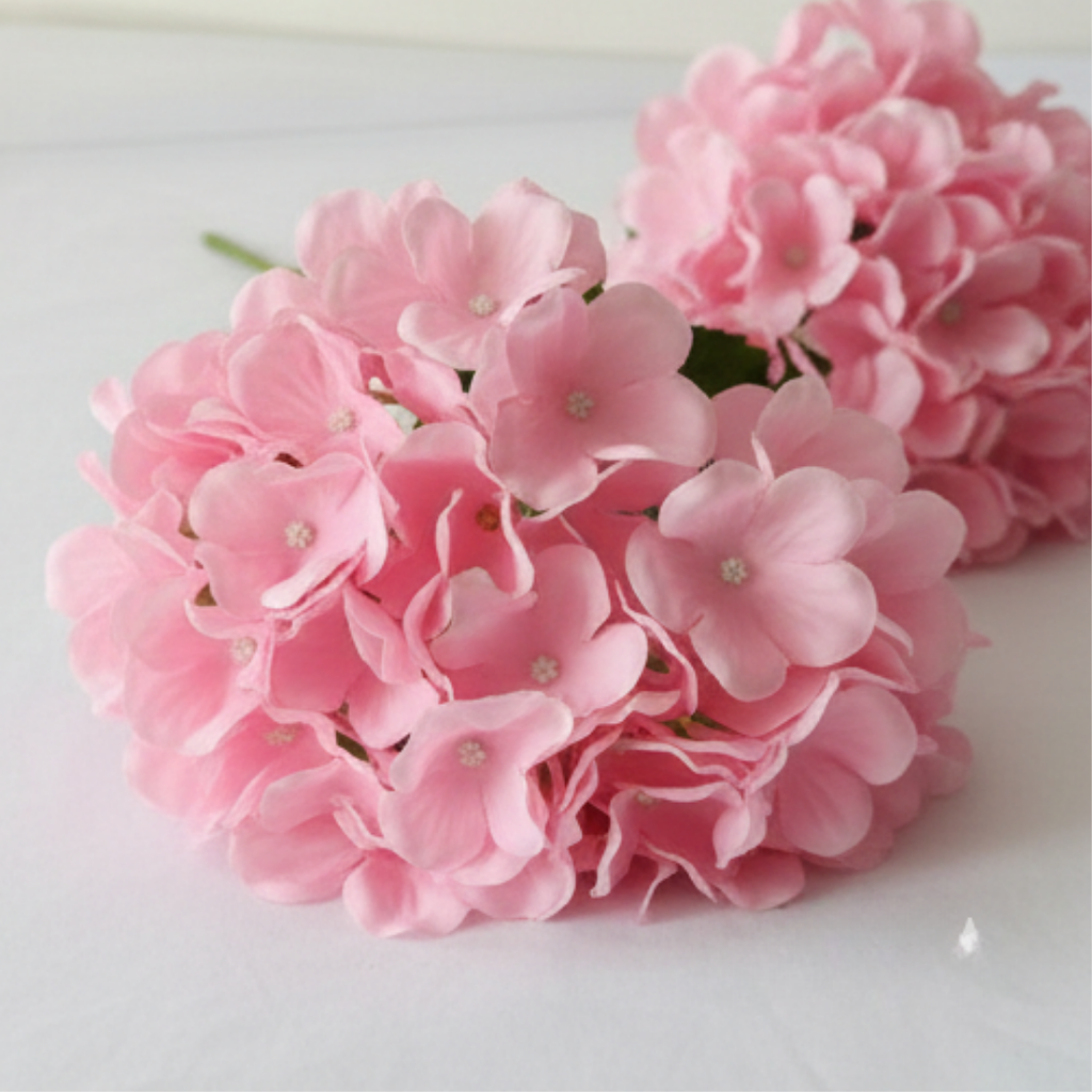 Pink Hydrangea Artificial Flower For Wedding & Festival Decor