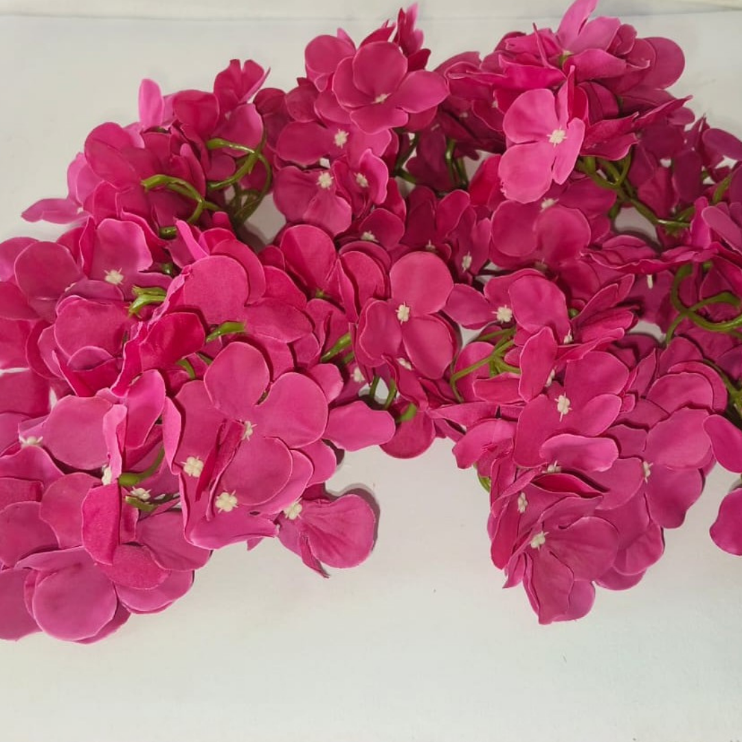 Purple Hydrangea Artificial Flower For Wedding & Festival Decor