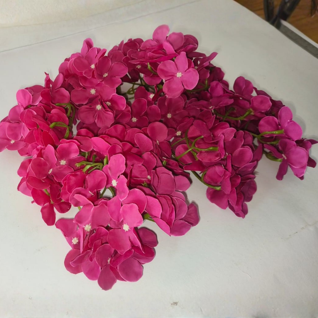 Purple Hydrangea Artificial Flower For Wedding & Festival Decor