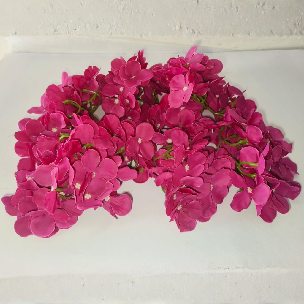 Decorative Artificial Wine Hydrangea Flower for Wedding & Festival Décor
