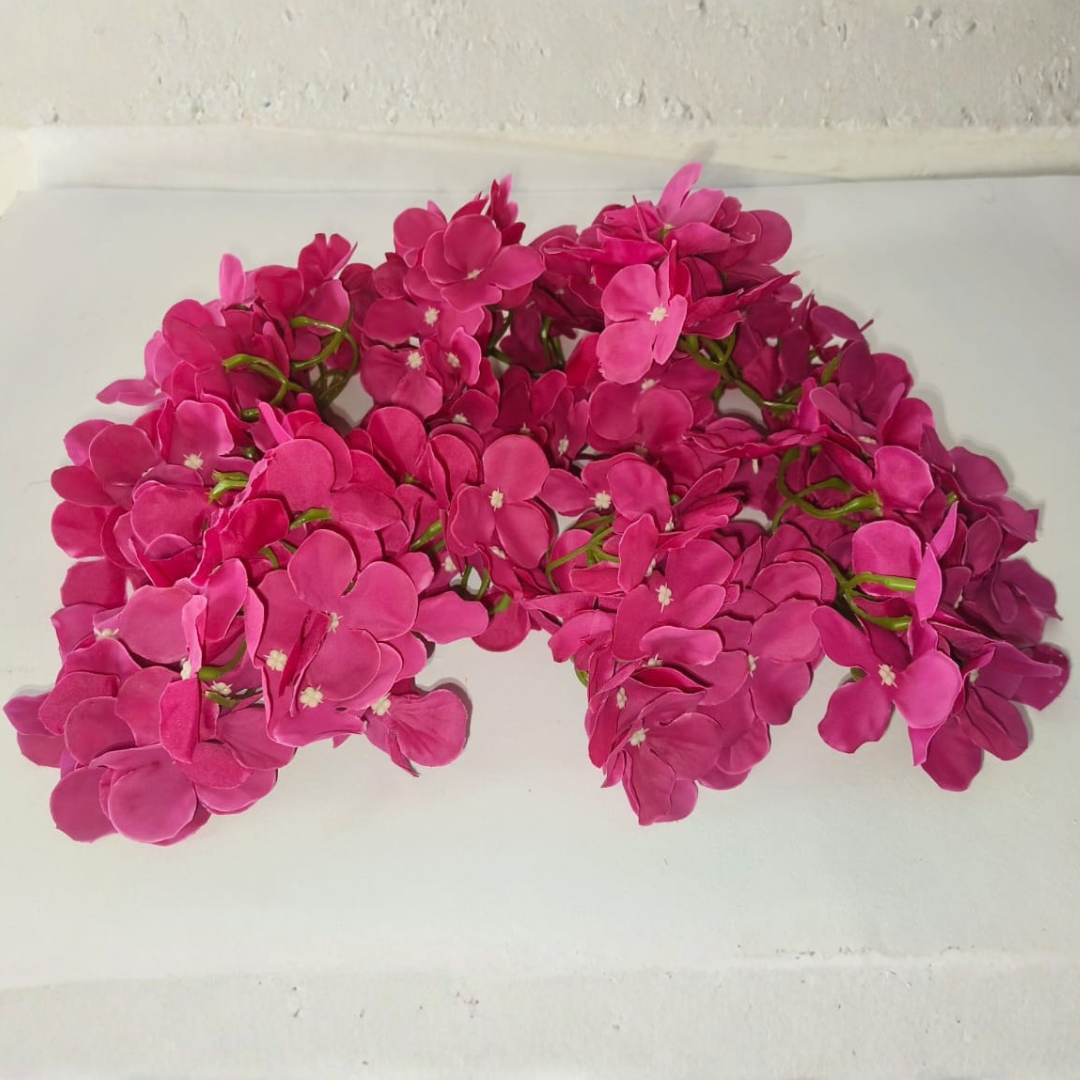 Decorative Artificial Wine Hydrangea Flower for Wedding & Festival Décor