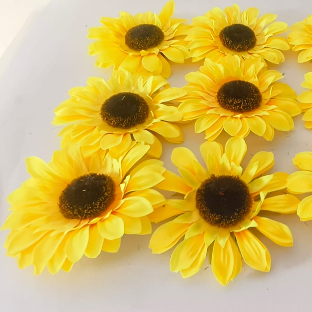 Artificial Yellow Sunflower for Home Décor, Wedding & Festival Decoration