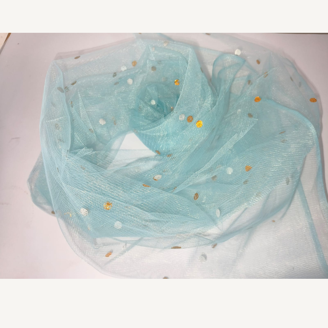 Blue with Golden Dot Net Roll