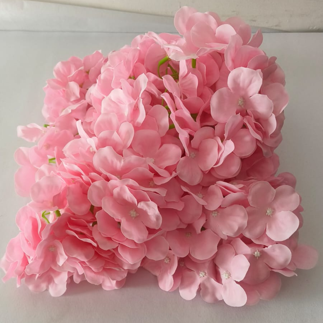 Decorative Artificial Pink Hydrangea Flower for Wedding & Festival Décor