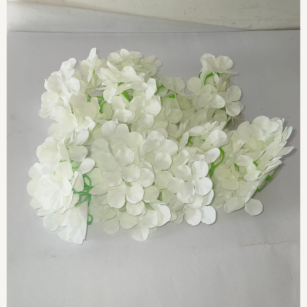 Decorative Artificial White Hydrangea Flower for Wedding & Festival Décor