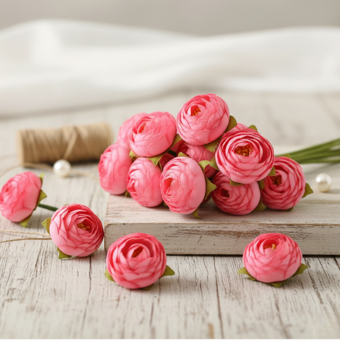 Artificial Baby Pink Peony Flower