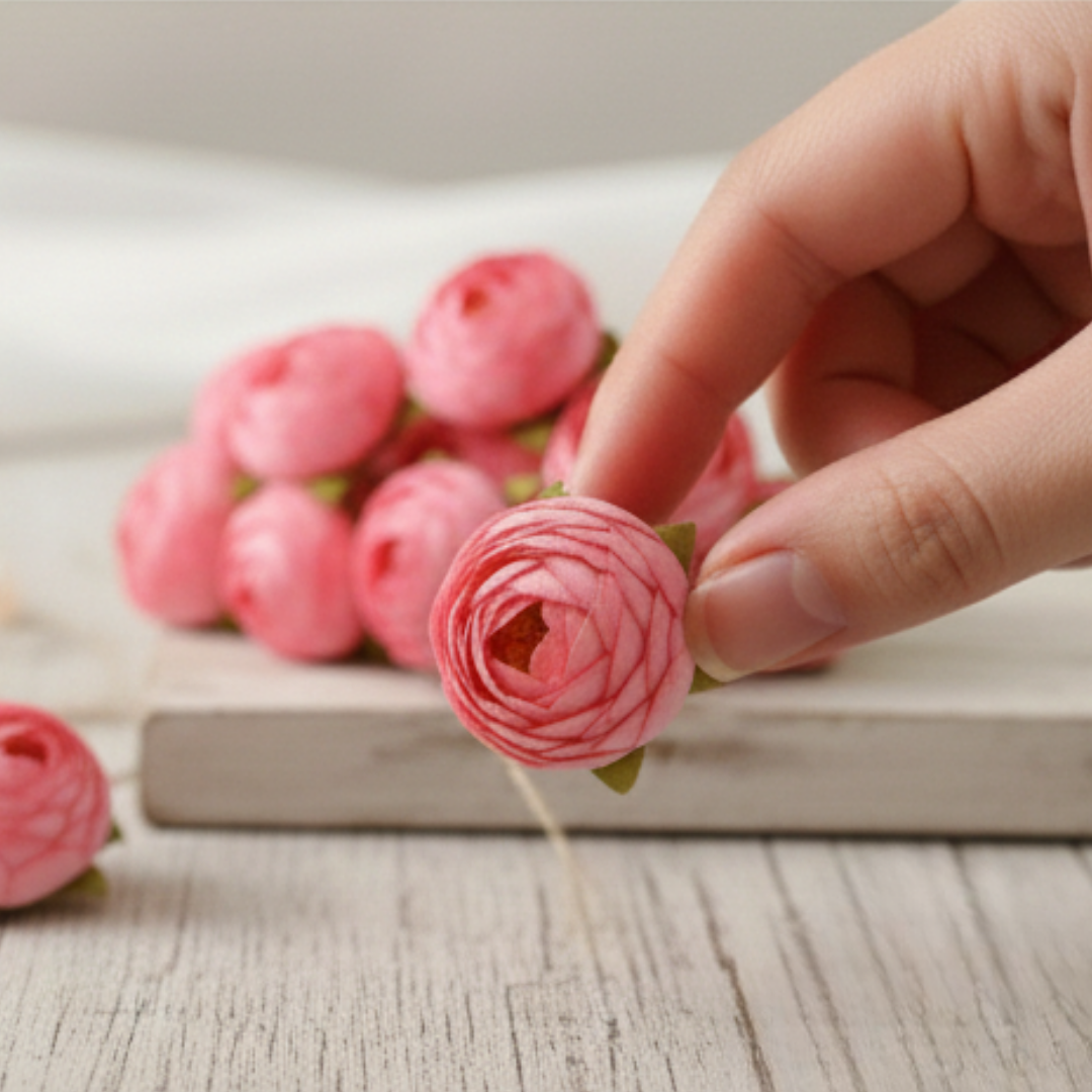 Artificial Baby Pink Peony Flower