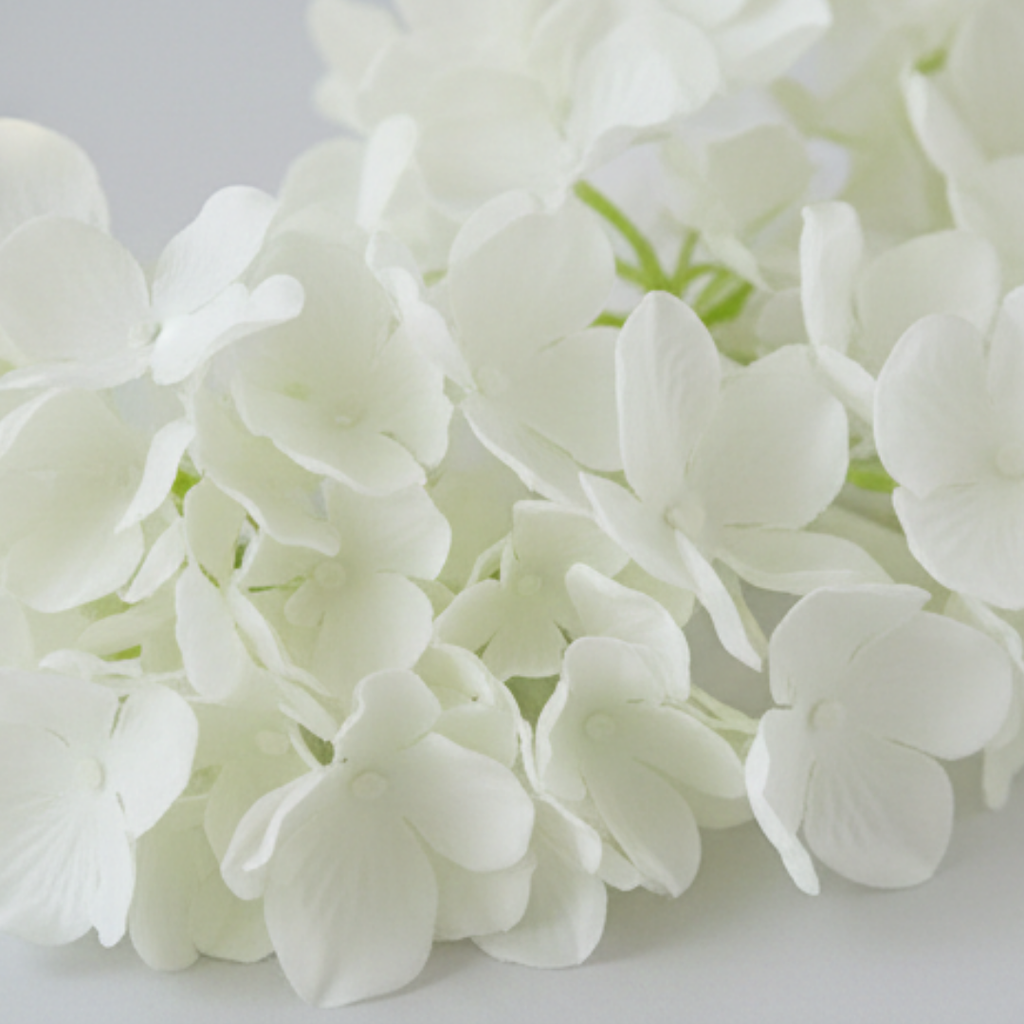 White Hydrangea Artificial Flower For Wedding & Festival Decor