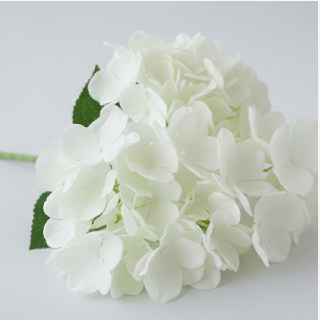 White Hydrangea Artificial Flower For Wedding & Festival Decor