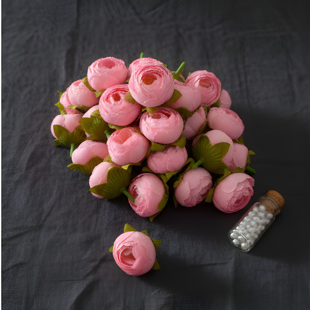 Artificial Light Pink Peony Flower