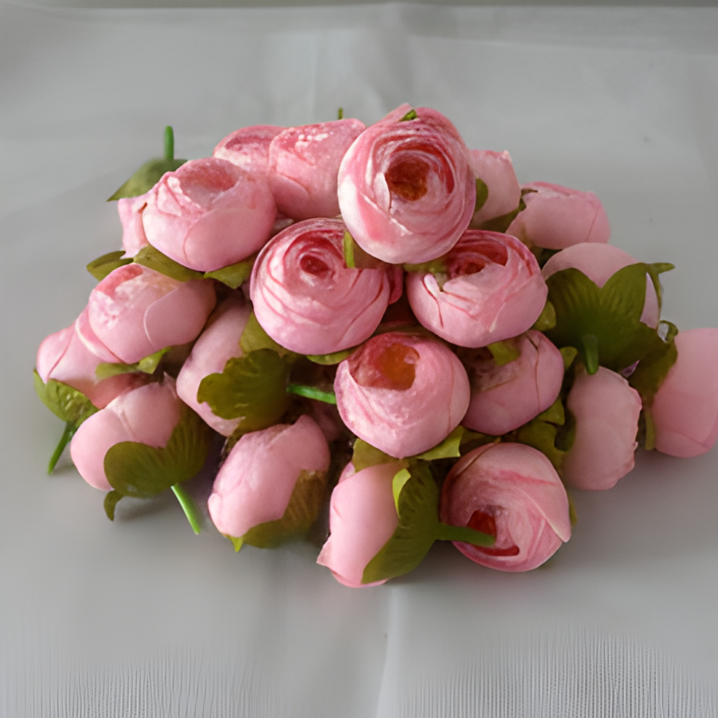 Artificial Light Pink Peony Flower