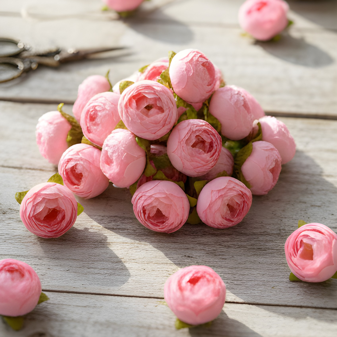Artificial Light Pink Peony Flower