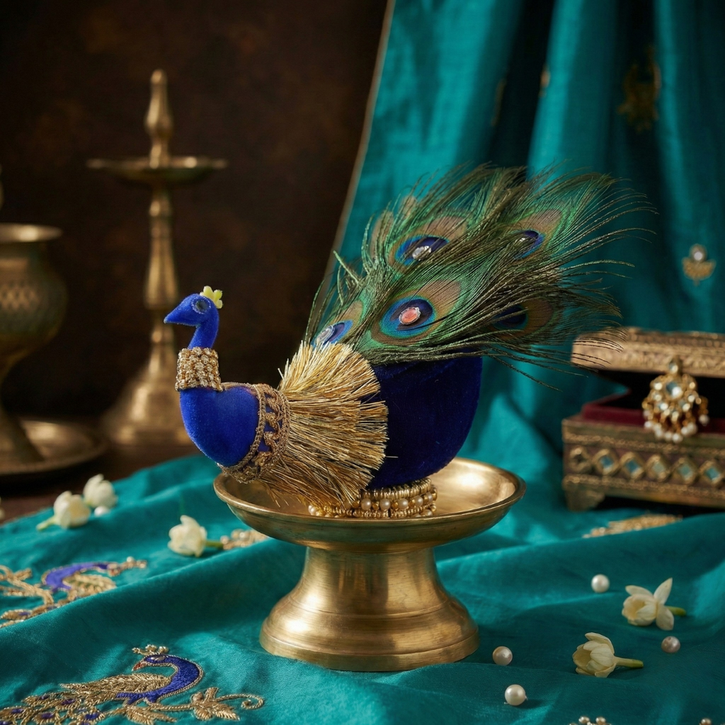 Peacock Decorative Narial For Wedding And Pooja
