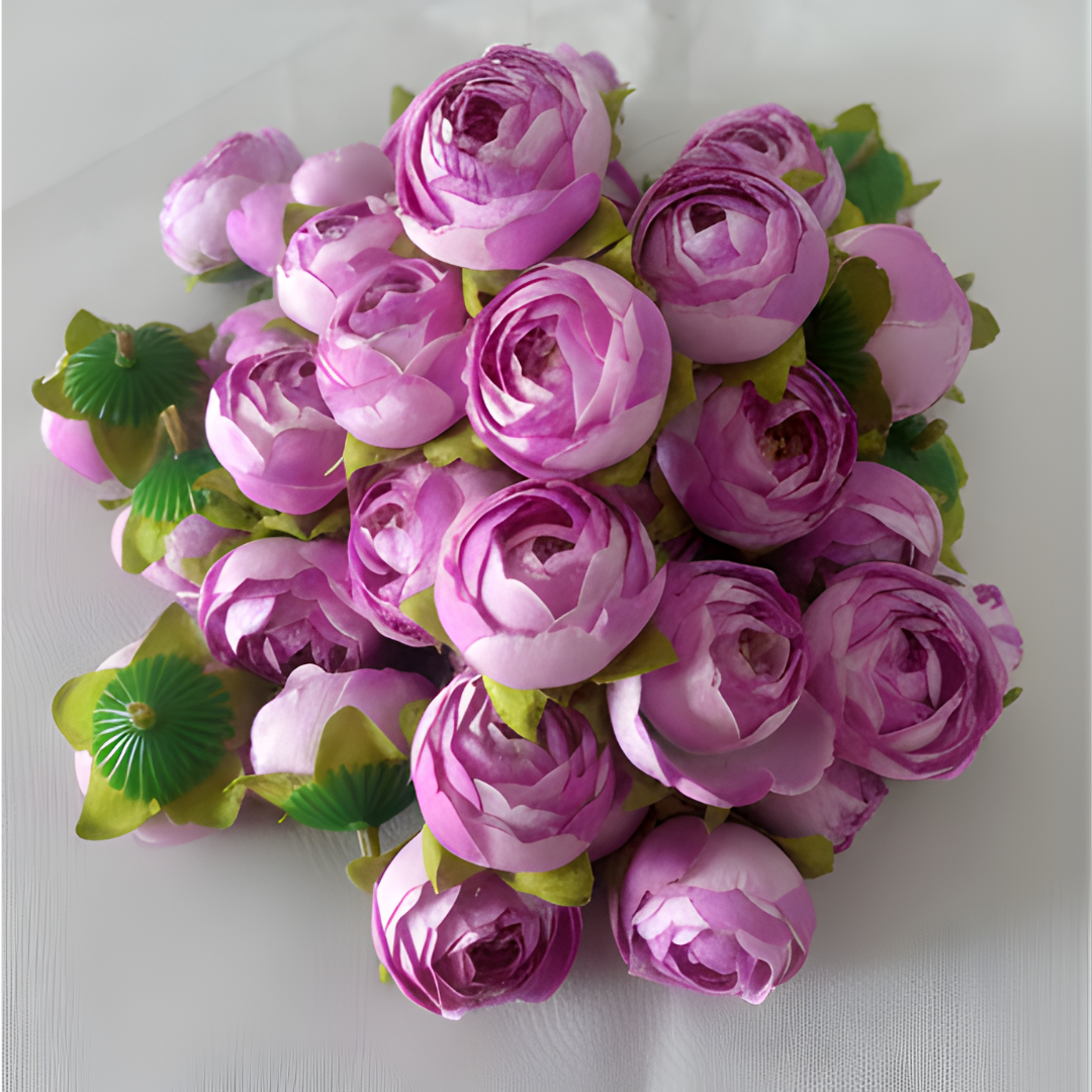 Artificial Purple Peony Flower