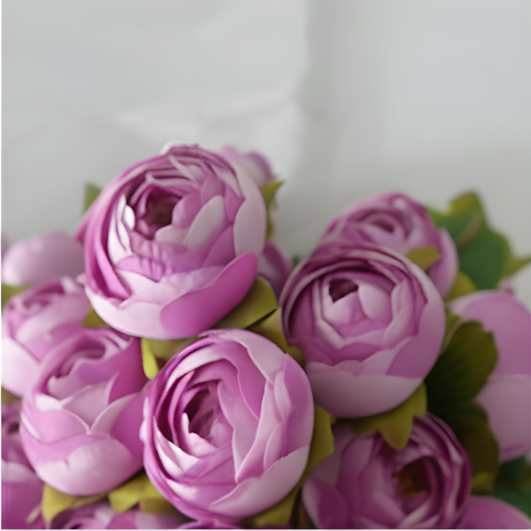 Artificial Purple Peony Flower