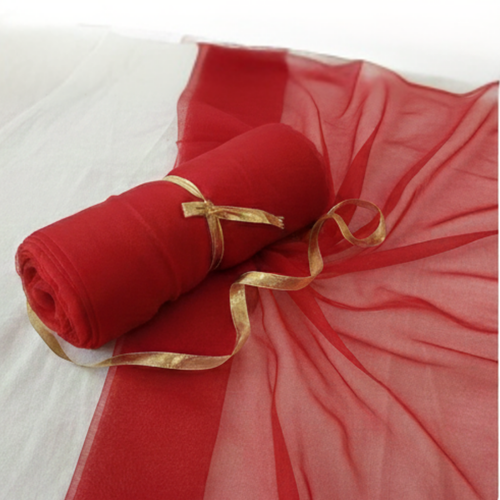 5 Meter Red  Net Roll Fabric for decoration