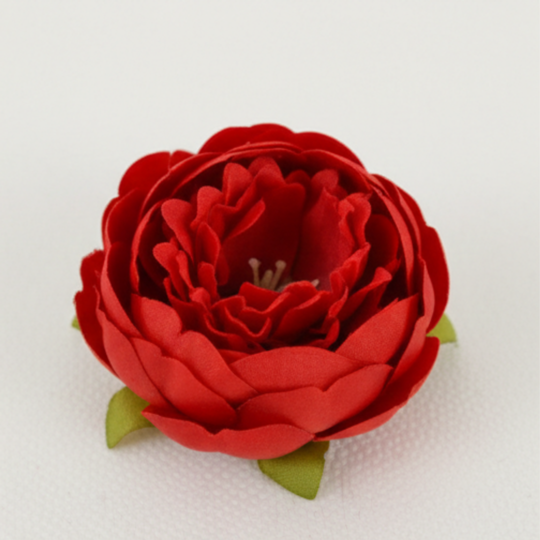 Artificial Red Peony Flower