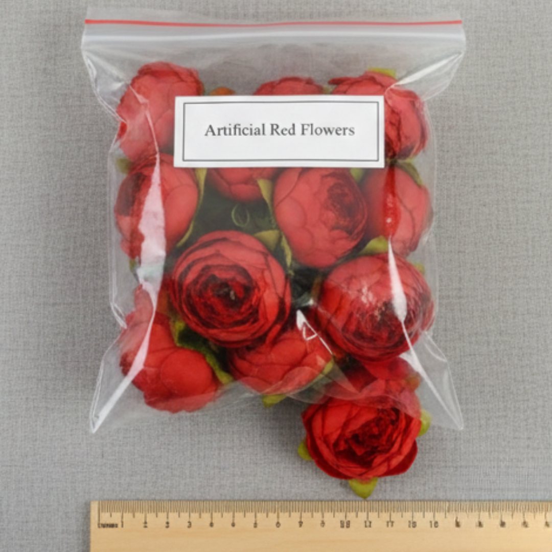 Artificial Red Peony Flower