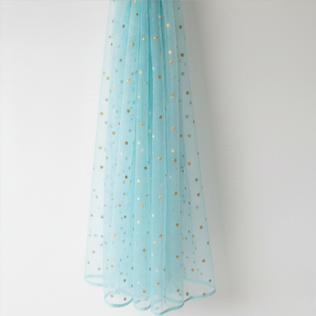 5 Meter Sky Blue Net Roll For Decoration