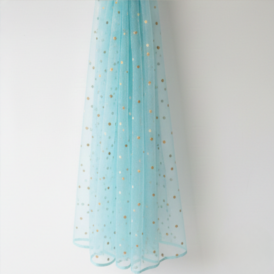 5 Meter Sky Blue Net Roll For Decoration