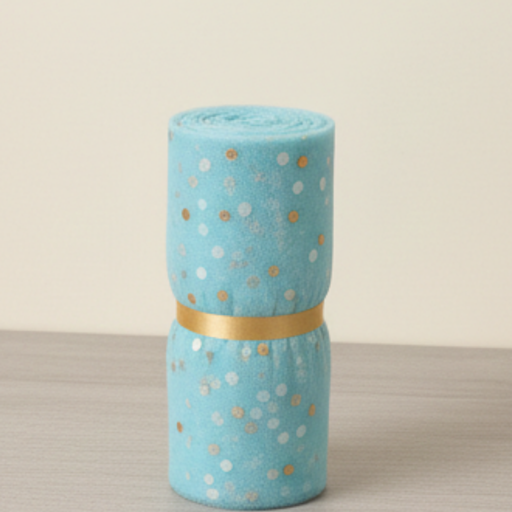5 Meter Sky Blue Net Roll For Decoration