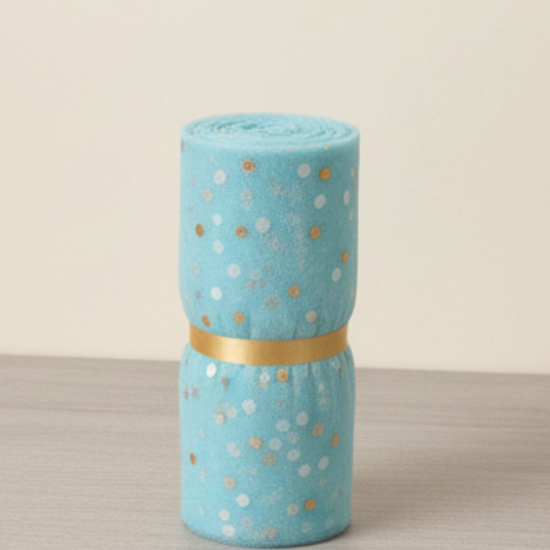 5 Meter Sky Blue Net Roll For Decoration