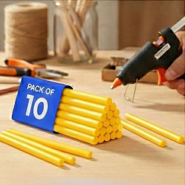 Yellow Glue Gun Sticks 11mm × 220mm