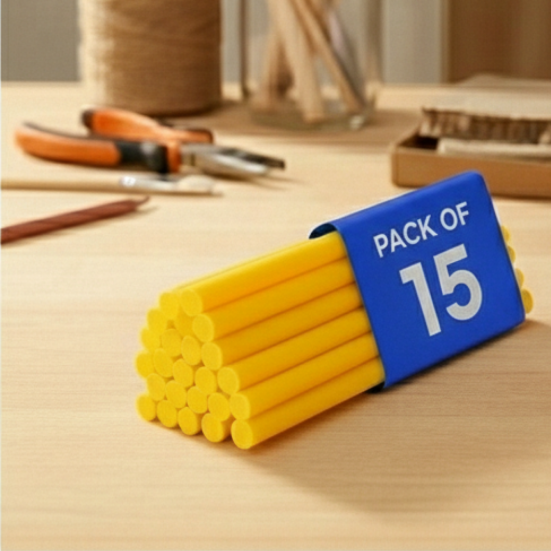 Yellow Glue Gun Sticks 11mm × 220mm