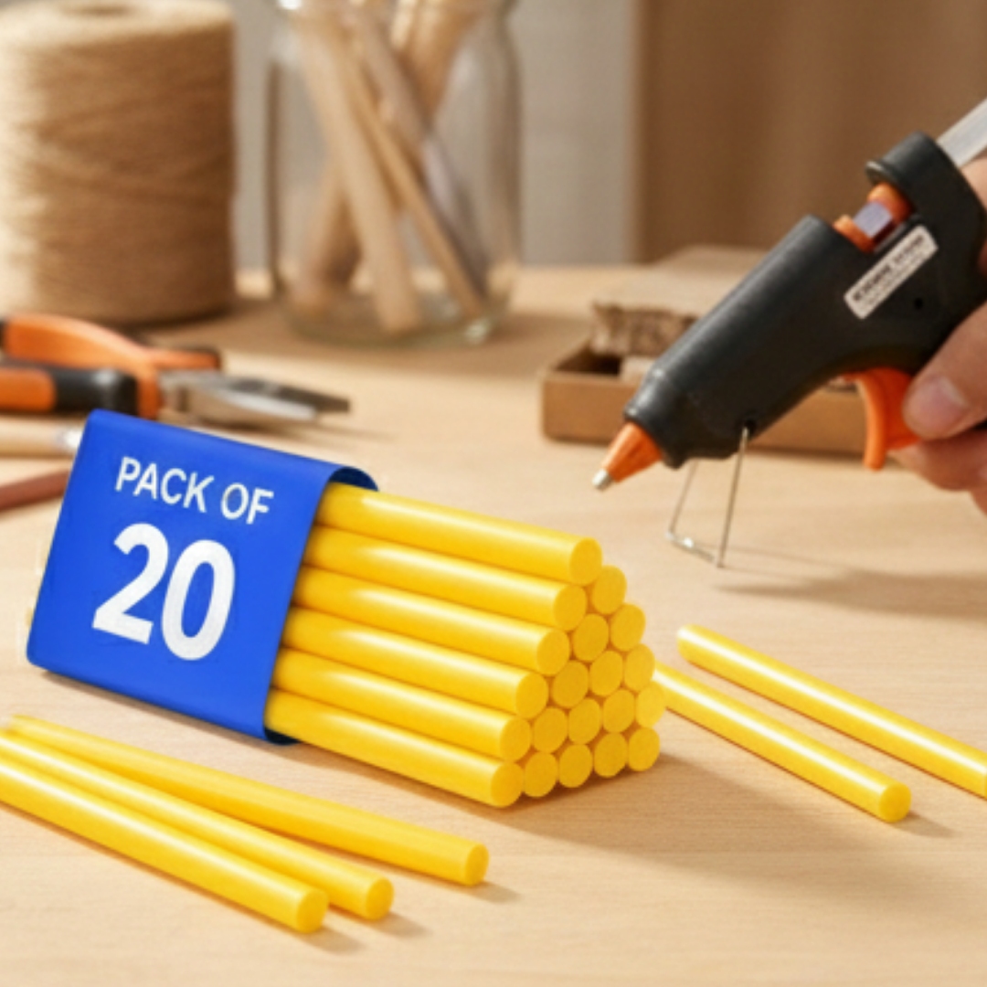 Yellow Glue Gun Sticks 11mm × 220mm