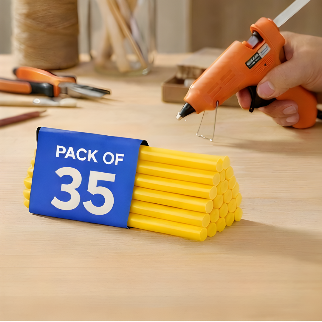 Yellow Glue Gun Sticks 11mm × 220mm
