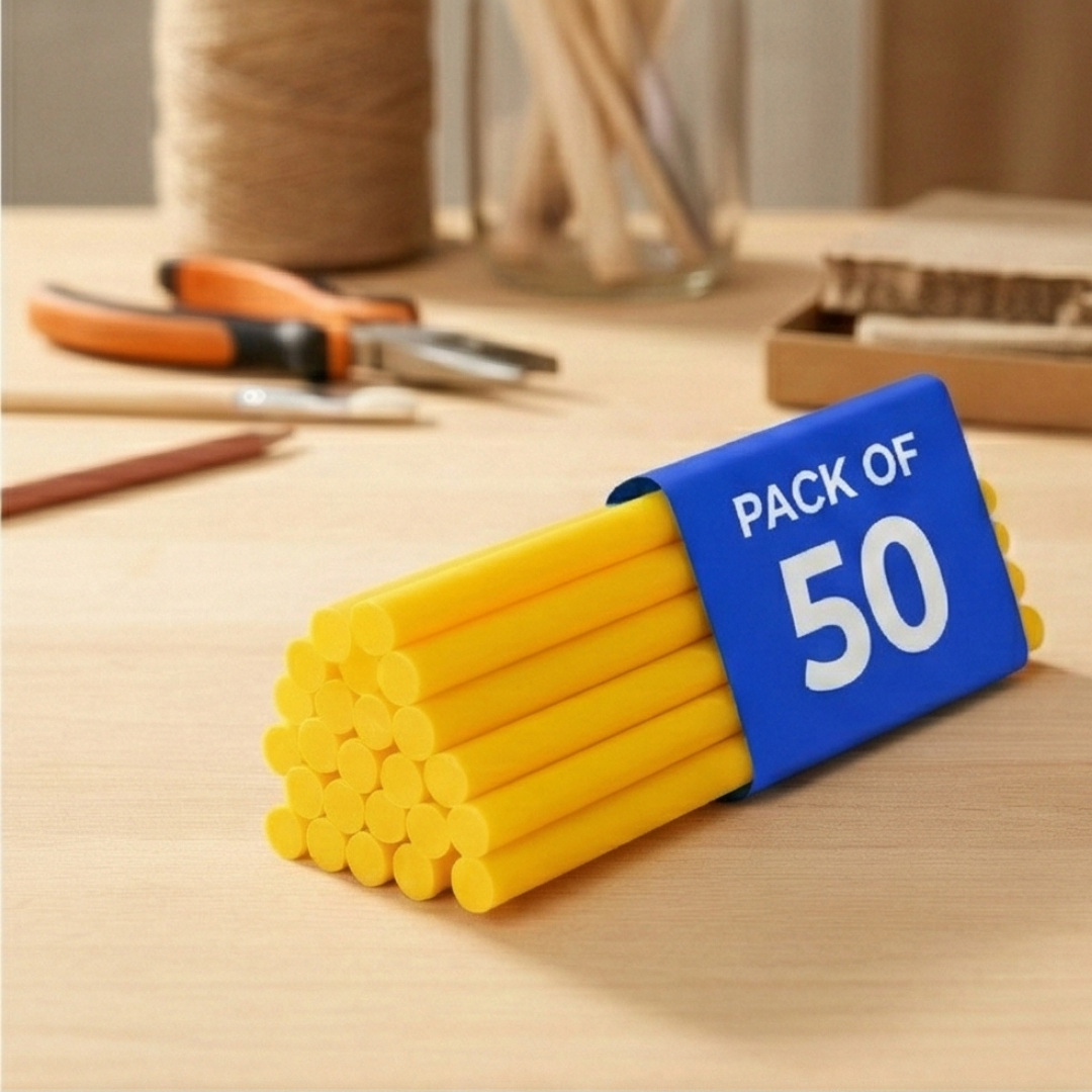 Yellow Glue Gun Sticks 11mm × 220mm