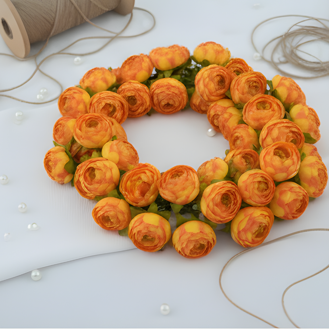 Artificial Yellow Peony Flower